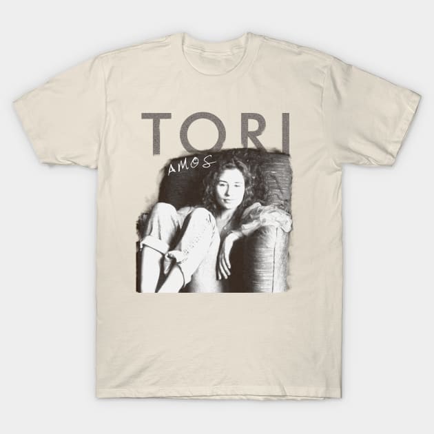 Tori Amos grey style T-Shirt by sanantaretro
